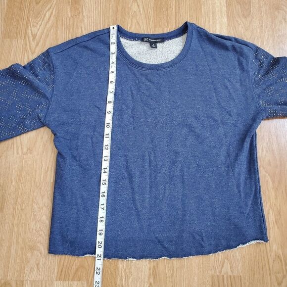 INC Embellished-Sleeve Sweatshirt size Medium - NEW - Picture 8 of 12